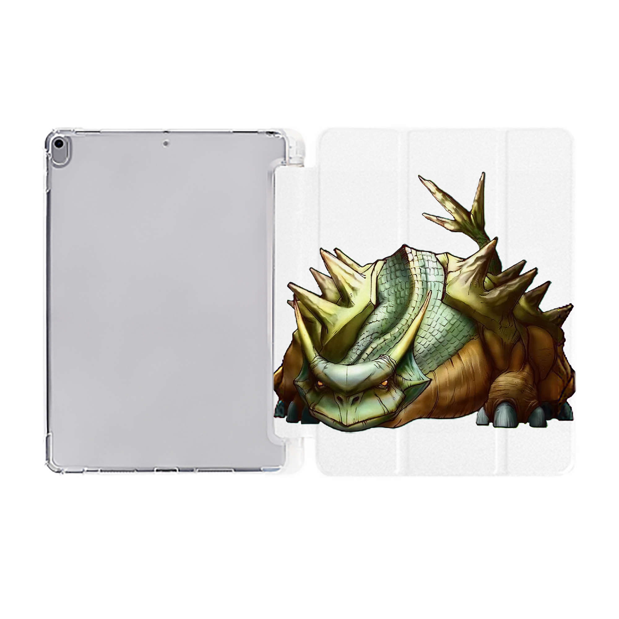 （画像用） 遊☆戯☆王 Yu-Gi-Oh! IPad ケース ペン収納付き 三つ折りスタンド PUレザー×シリコン 対応機種9.5/10.5/10.9インチ
